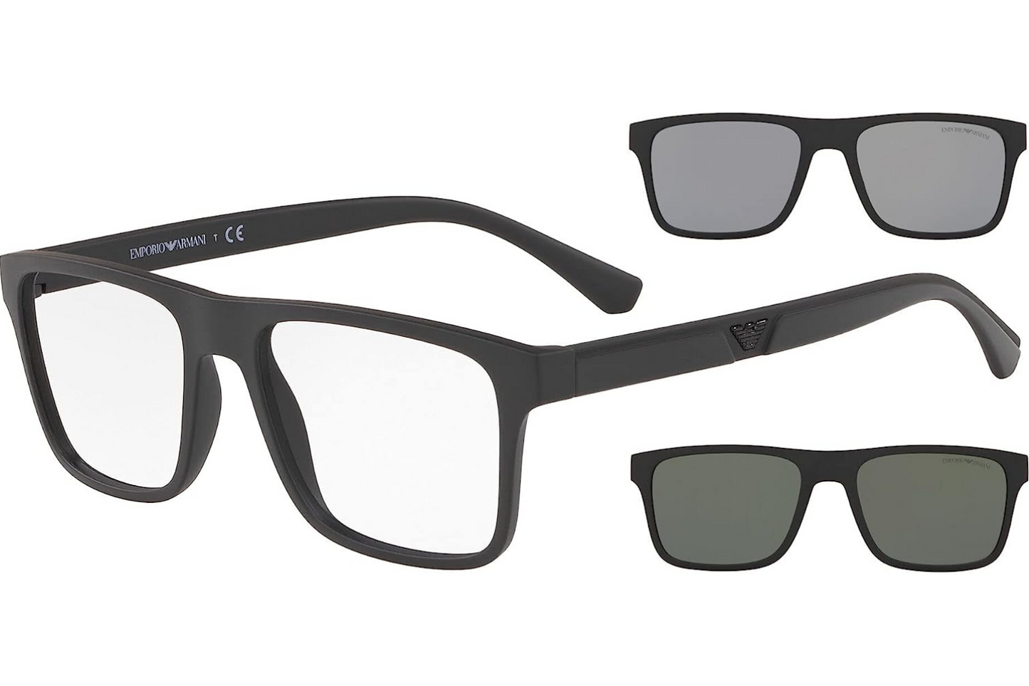 Emporio Armani Sunglasses EA 4115 Clip On 58011W/54