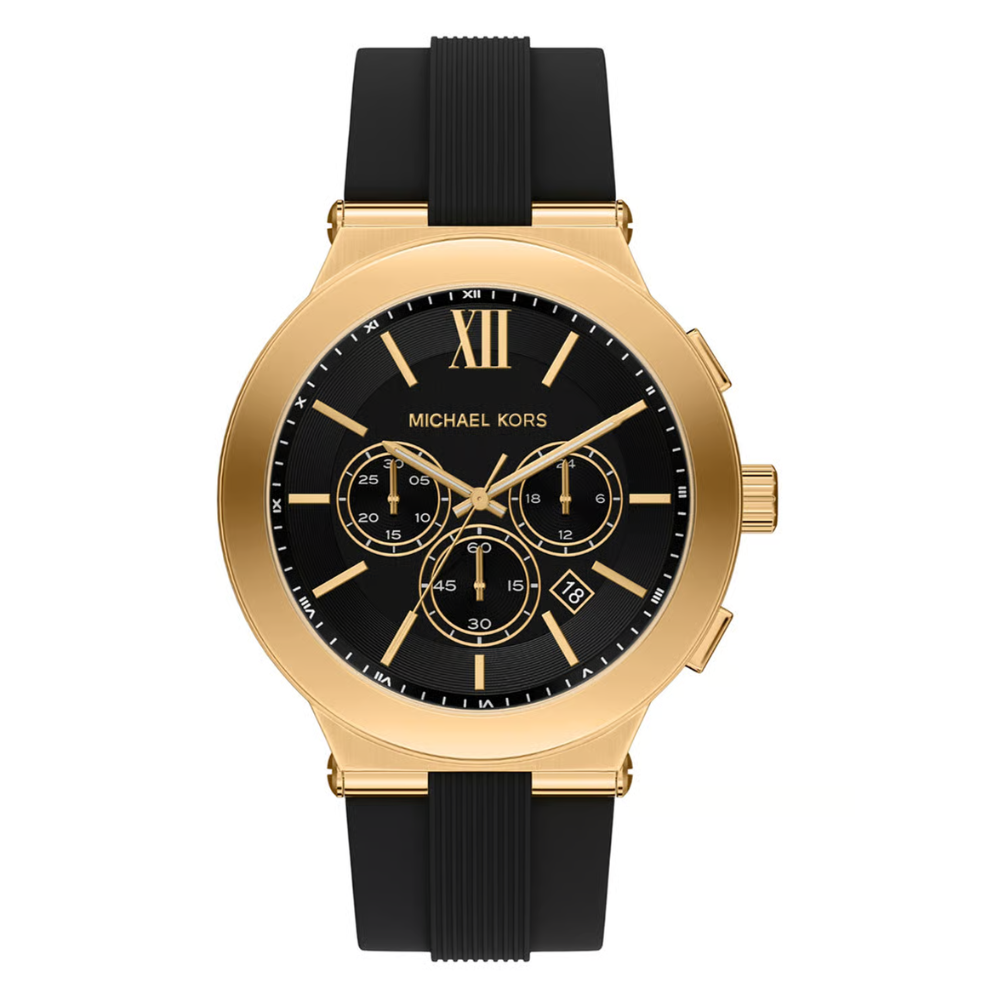 【新品】Michael Kors クロノグラフ シャンパンゴールド×ブラック Michael Kors Billie Chronograph Watch MK9253 – woweye