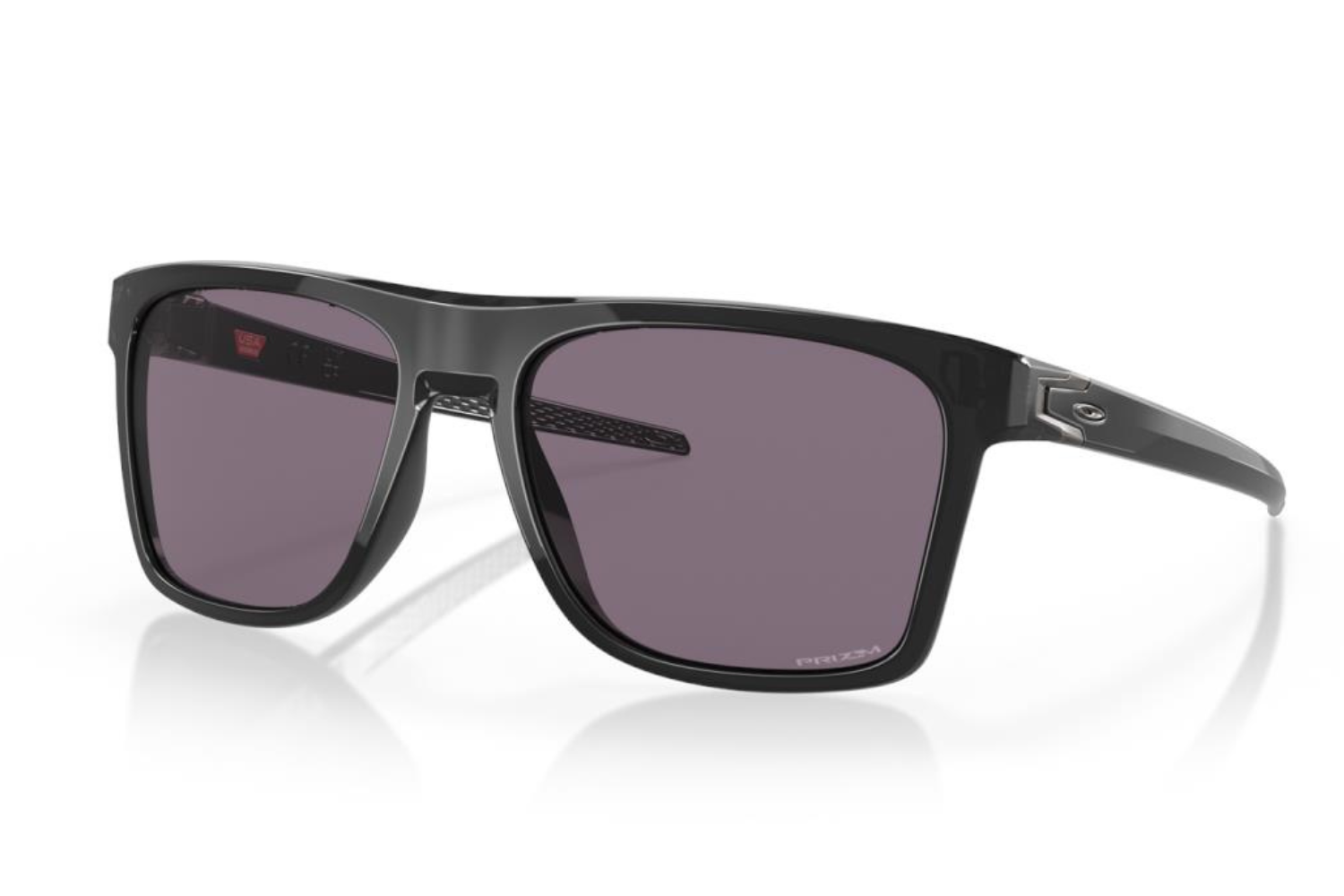 Oakley Leffingwell OO9100 Sunglasses (Black/Grey - Rectangle - Men)