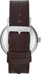 Timex Silver Round Brass Dial Men’s Watch TWEG20019