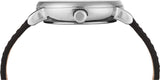 Timex Silver Round Brass Dial Men’s Watch TWEG20019