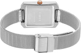 Timex Silver Rectangle Dial Analog Women’s Watch TWEL233SMU03