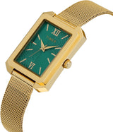 Timex Green Rectangle Dial Analog Women’s Watch TWEL233SMU04