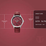 Titan Classique Magenta Dial Men’s Watch NU10033SL02