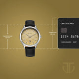 Titan Classique Yellow Dial Men’s Watch NU10033SL05