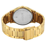 Titan Karishma Regal Classic Black Dial Men’s Gold Watch