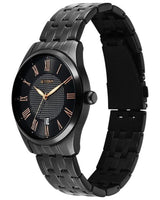 Titan Neo Roman Black Dial Steel Watch 10063NM01