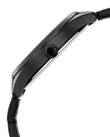 Titan Neo Roman Black Dial Steel Watch 10063NM01