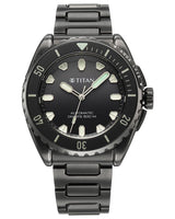 Titan Zero Hour Diver’s 500M Automatic Men’s Watch 10071QM01