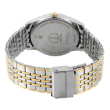 Titan Karishma Off White Dial Day-Date Steel Watch