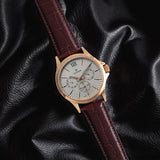 Titan Multifunction White Dial Watch for Men 1698WL01