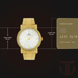 Titan Silver Dial Stainless Steel Watch for Men
