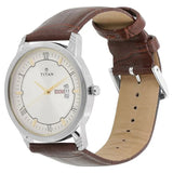 Titan Silver Dial Day-Date Men’s Watch NU1774SL01