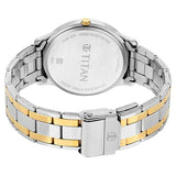 Titan Brown Dial Metal Strap Watch 1825BM01