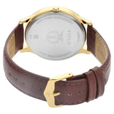 Titan Black Dial Leather Date Watchnu 1825yl01