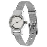 Fastrack Quartz Analog Silver Dial Girls Watch NP2298SM01