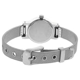 Fastrack Quartz Analog Silver Dial Girls Watch NP2298SM01