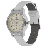Titan Quartz Multifunction Silver Dial Women’s Watch NJ2481SL03