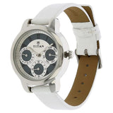 Titan Quartz Multifunction White Dial Women’s Watch NJ2481SL04
