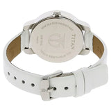 Titan Quartz Multifunction White Dial Women’s Watch NJ2481SL04