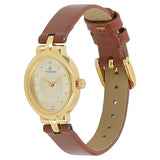 Titan Champagne Leather Women’s Watch 2594YL01