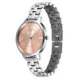 Titan Neo Rose Gold Silver Women’s Watch NU2648SM14