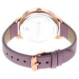 Titan Quartz Levender Dial Women’s Watch 2664WL03