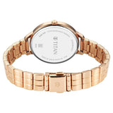 Titan Secluded Rose Gold Dial Women’s Watch 2703WM01