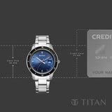 Titan Purple Sports Fashion Blue Women’s Watch 2768KM01