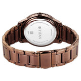 Titan Purple Sports Fashion Brown Women’s Watch 2768QM01