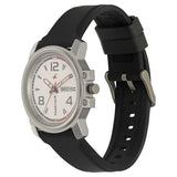 Fastrack White Dial Plastic Men's Watch NM3039SP04