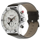 Fastrack Big Time Chronograph White Dial Guys Watch NS3072SL01