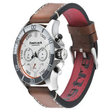 Fastrack Hitlist Chronograph White Dial Guys Watch NM3072SL15