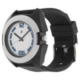 Fastrack Bare Basics Analog White Dial Guys Watch NJ3116PP01C