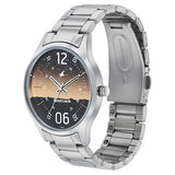 Fastrack Space Rover Brown Dial Guys Watch NP3184SM03