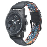 Fastrack Go Skate Multifunction Black Dial Guys Watch NT3216NL01