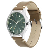 Fastrack Tripster Green Dial Guys Watch NS3237SL01