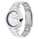 Fastrack Bare Basics White Dial Date Guys Watch NU3246SM01