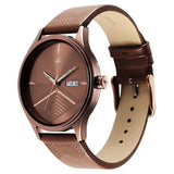 Fastrack Style Up Brown Dial Guys Watch NS3247QL02