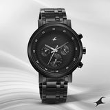 Fastrack Kronos Black Dial Guys Watch NT3287NM02