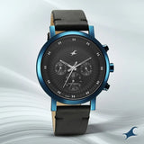 Fastrack Kronos Black Dial Guys Watch NT3287QL01