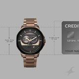 Fastrack Street Opulence Brown Dial Guys Watch 3303KM06