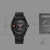Fastrack Groove Black Dial Guys Watch NU3317NM02