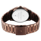 Fastrack Stunners Brown Dial Guys Watch 3317QM02