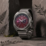 Fastrack Wild Burgundy Dial Guys Watch 3326QM02