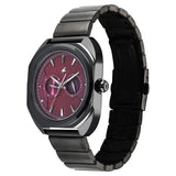 Fastrack Wild Burgundy Dial Guys Watch 3326QM02