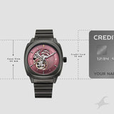 Fastrack Automatics Pink Dial Guys Watch 3333QM01