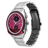 Fastrack Gelato Plum Dial Chronograph Guys Watch 3344KM02