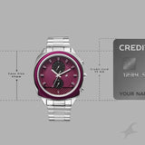 Fastrack Gelato Plum Dial Chronograph Guys Watch 3344KM02