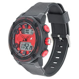 Fastrack Streetwear Red Dial Guys Watch NS38065PP04